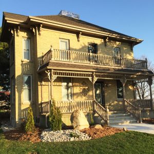 Renovating the porch with our wood turnings brings this Century home back to its former glory.