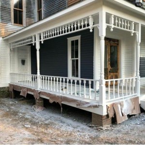 Adding spandrels, beautifully completes the design of your porch.