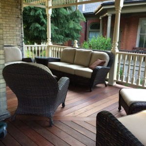 The look of spandrels can be enjoyed while sitting on your porch.