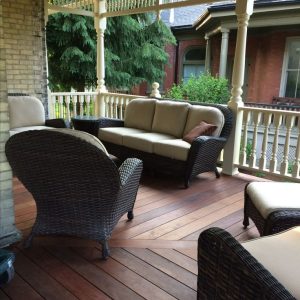 The look of spandrels can be enjoyed while sitting on your porch.